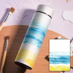 Bouteille Isotherme Infusion Aquarelle