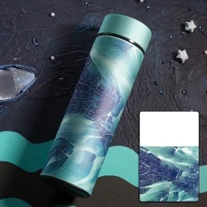 Bouteille Isotherme Infusion Cyan
