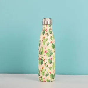 Bouteille Isotherme Inox Cactus Flowers