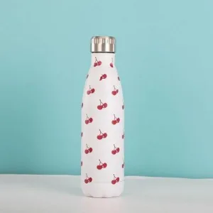 Bouteille Isotherme Inox Cerise