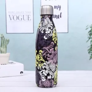 Bouteille Isotherme Inox Fleur Baroque