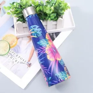 Bouteille Isotherme Inox Fleur Tropicale