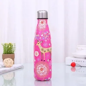 Bouteille Isotherme Inox Pinky Deer