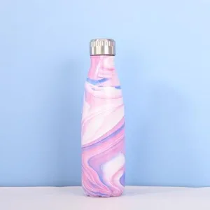 Bouteille Isotherme Inox Pinky Wave