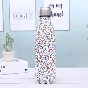 Bouteille Isotherme Inox Rainbow Licorne