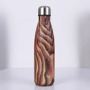 Bouteille Isotherme Inox Wood Design