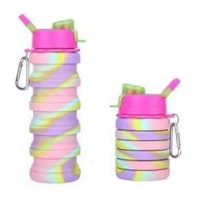 Gourde Pliable Rose Design