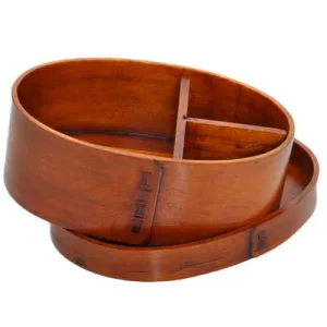 Lunch Box En Bois 3 Compartiments