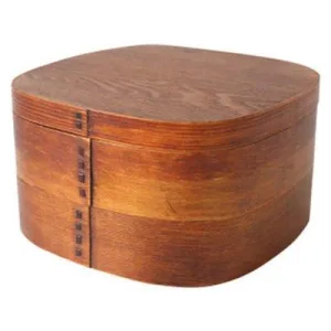 Lunch Box En Bois Japonaise Rectangulaire