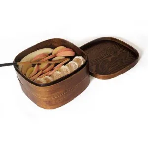 Lunch Box En Bois Carré