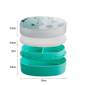 Lunch Box Cutes En Plastique 3 Emplacements