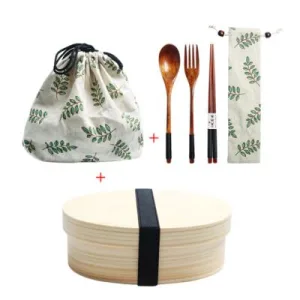 Lunch Box Traditionnelle Japonaise En Bois Nato
