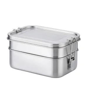 Lunch Box Isotherme Inox 2 Compartiments