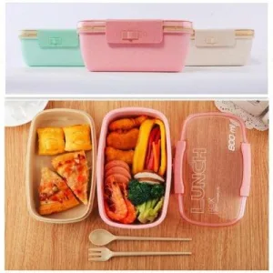Lunch Box Écologique Paille De Blé Ro