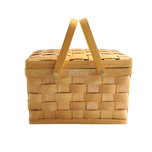 Grand Panier Pique-nique Bois