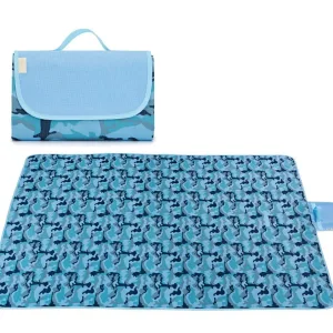 Couverture Pique-nique Camouflage Bleu